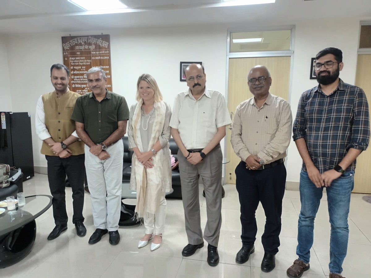 BSPCBOfficial's tweet photo. Today, @istschan , Country Head of the United Nations Development Programme (@UNDP_India) pays a visit to the @BSPCBOfficial (Parivesh Bhawan) #Patna, #Bihar. It was a day of insightful dialogues and shared visions for a sustainability and greener future. (1/2) @UNDP @shukla_dk https://t.co/hRGjmvtQsx