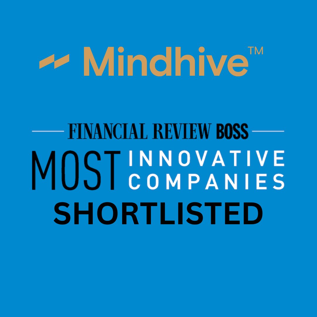 Mindhive (@mindhive_ai) on Twitter photo 🚀 Thrilled to announce that Mindhive has been nominated for the <a href="/FinancialReview/">Financial Review</a> BOSS Most Innovative Companies award! 🌟 Kudos to our team for their dedication to innovation. Thank you for your support! #Innovation #AFR #Mindhive #Awards #InnovationLeaders 🚀 Thrilled to announce that Mindhive has been nominated for the <a href="/FinancialReview/">Financial Review</a> BOSS Most Innovative Companies award! 🌟 Kudos to our team for their dedication to innovation. Thank you for your support! #Innovation #AFR #Mindhive #Awards #InnovationLeaders