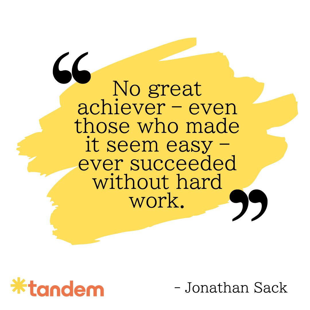 TandemAndHub's tweet photo. Here's a little #MondayMotivation to inspire you this week. Hard work really does pay off in the end! https://t.co/Ea6PSOFAuC