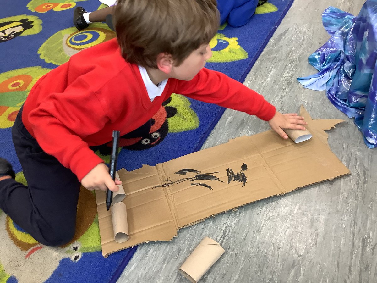 LarkHallPrimary's tweet photo. The children in Reception decided to make skateboards today and became Bold Beavers and Creative Caterpillars! We had to figure out how best to stick the wheels on with different types of glue or tape. #lhwaterloo #lheyfs #lhblp #lhpscd #lhua https://t.co/7IbbOfIPtL