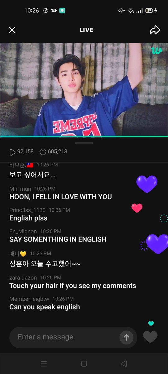 alexapark201130's tweet photo. Y'all wake up my husband just started his live, ackkkk 💗✨💞🥹 #SUNGHOON #ENHYPEN https://t.co/nM8BBpbfCq