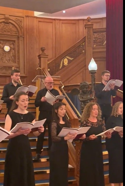 Join us this Sat or Sun in <a href="/TitanicBelfast/">Titanic Belfast</a> for "Some Distant Shore".

We'll present a moving programme of sacred, secular &amp; traditional music, transporting the audience on an emotional and physical journey across 3 spaces in this iconic building

Book now:
titanicbelfast.com/visitor-inform…