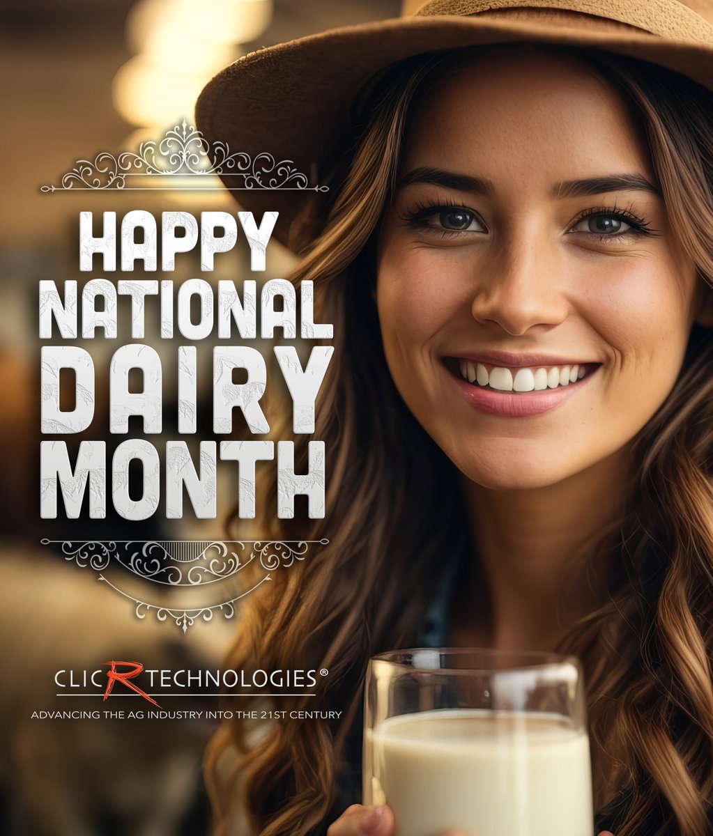 clicRweight's tweet photo. ClicR salutes dairy producers for giving us nutritious milk products! Let's toast (with milk) to the dedicated hands that make it possible. ClicR looks forward to helping dairy farmers manage and weigh animals. The future of dairy is here, and it doesn't include scales! https://t.co/aDs8DZ8VTz