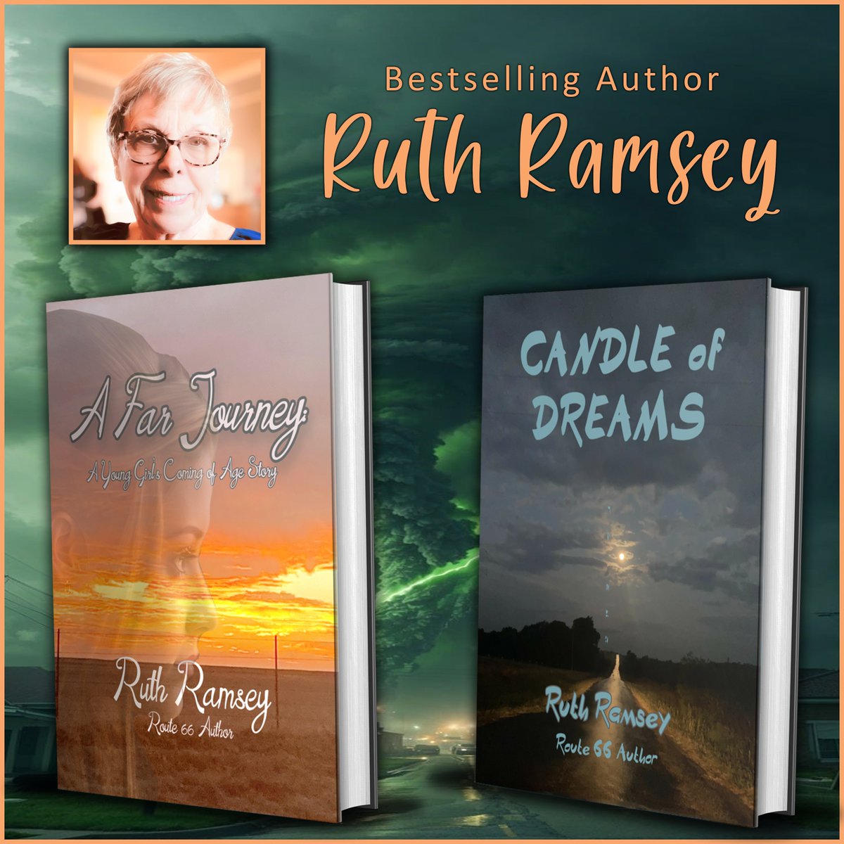 TuscanyBayBooks's tweet photo. Ruth Ramsey
Bestseller A Far Journey, and Candle of Dreams
https://t.co/LkG3xgpdNP
https://t.co/eUPzVQFuy1
Check out this podcast featuring Ruth Ramsey and hosted by the late Jim Christina.
https://t.co/960r39RJin
#YA #Romance #HistoricalFiction #YACrossover https://t.co/JeYJo5Zxdn