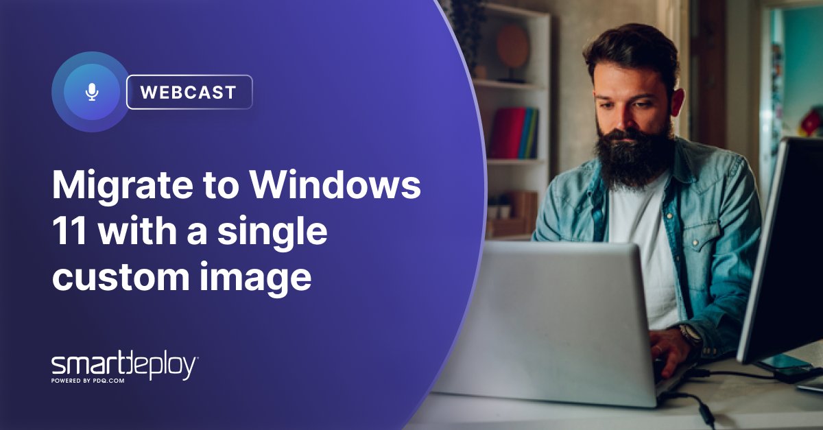 SmartDeploy's tweet image. Attend our live product demo to see how SmartDeploy makes it easy to customize your Windows 11 image and roll it out across your entire fleet.

🕚: Tuesday, June 18 at 11 a.m. MT
📺: hubs.ly/Q02Bn6Dv0