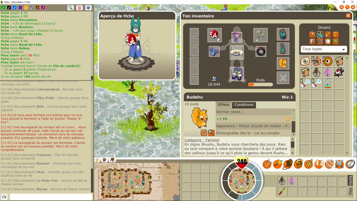 Azurolu's tweet photo. @DOFUSRetro_FR Hello, j'ai perdu l'apparat de familier Stromoss. Que faire ? https://t.co/eYx5dkj1AY