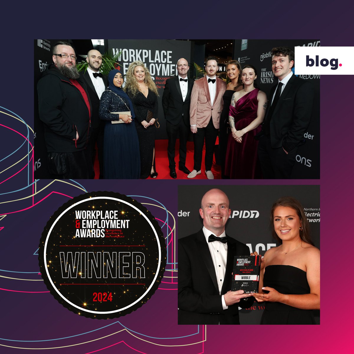 A week since our trip to Titanic Belfast, our MD Paudie writes about how Wibble has been honoured with the "Best Place to Work - Small Business" at @theirishnews
Workplace &amp; Employment Awards. #wea24 

Read more:  wearewibble.com/wibble-recogni…