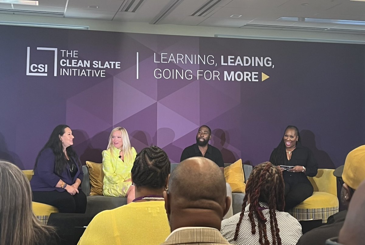 iDueProcess's tweet photo. 🙌  Amazing start to #CSIConvening with a panel discussion on the reason why we all do Clean Slate work and introductions by @sheena_meade + Jason Cooper https://t.co/DC3etKxYDI