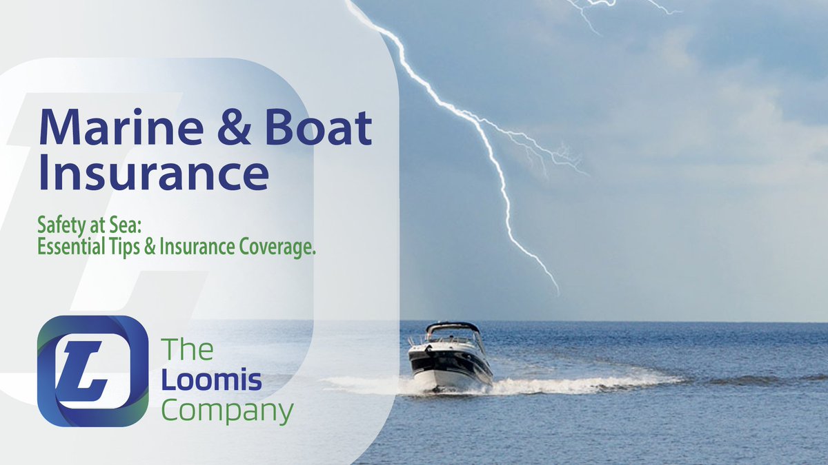 Summer weather at sea can change fast. Prepare your boat with these tips: 
• Haul it out. 
• Disconnect power, hoses, and gas. 
• Secure hatches and check for leaks. 
For more tips: travl.rs/3vDNewSMarine 
For insurance: loomisco.com/contact/ #TheLoomisCompany #BoatSafety