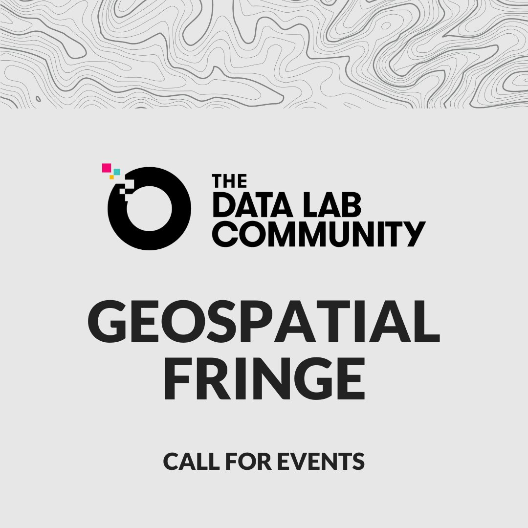 As part of our community activities this August we're hosting a ‘Geospatial Fringe’ - a programme of events organised by individuals and organisation in our community and wider network! 📍🗺️

Interested in hosting an event? Register your interest here → forms.office.com/pages/response…