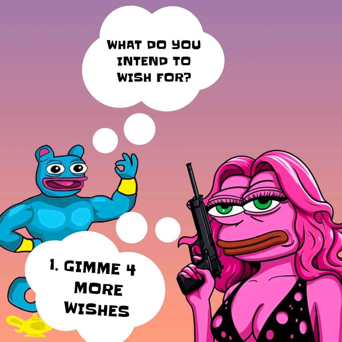 pepesitasol's tweet photo. Pepesita knows what she wants.
#pepesitasol #pepe @BasedBrett https://t.co/Bxm2nkPxzc