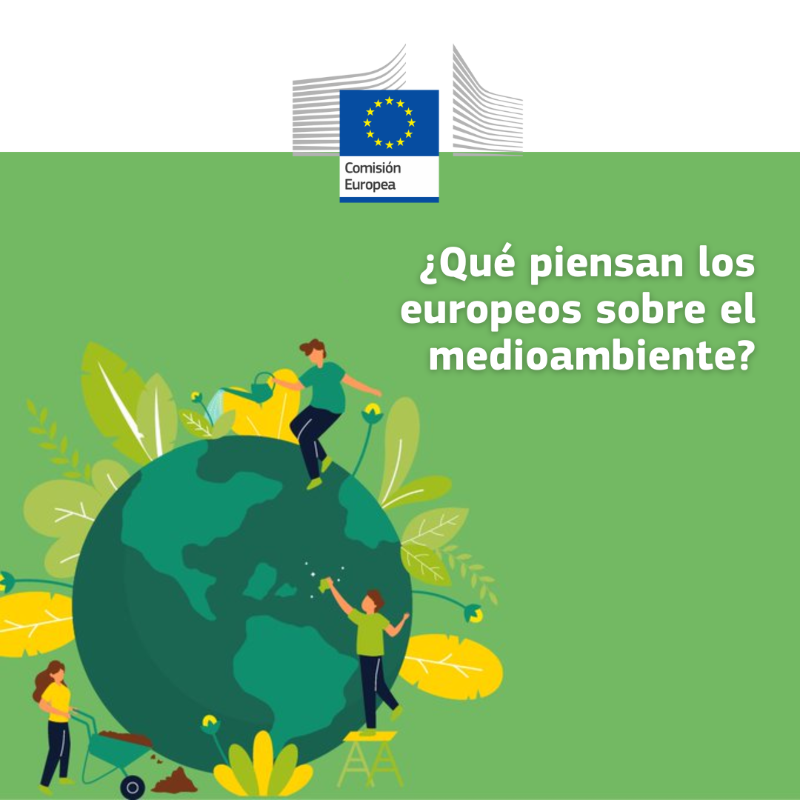 ComisionEuropea's tweet photo. El #EUrobarómetro 2024 muestra que los europeos siguen sintiéndose directamente afectados por las cuestiones y las políticas 🍃medioambientales.

➡️El 78% cree que estos asuntos tienen un efecto directo en sus vidas y en su salud.

Leer más👇
#EUBarometer