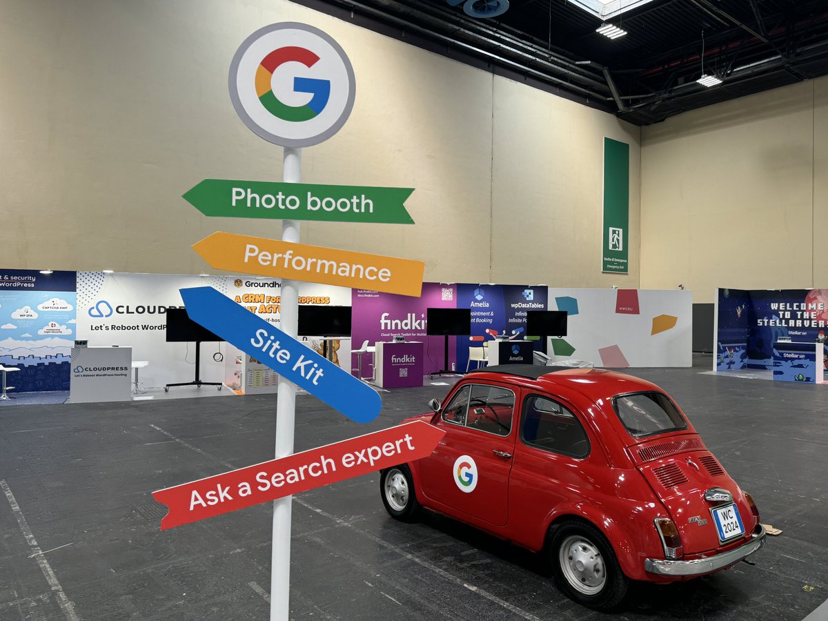 Hello Torino. Look forward to talking to people at the Google booth tomorrow and Saturday at WordCamp.