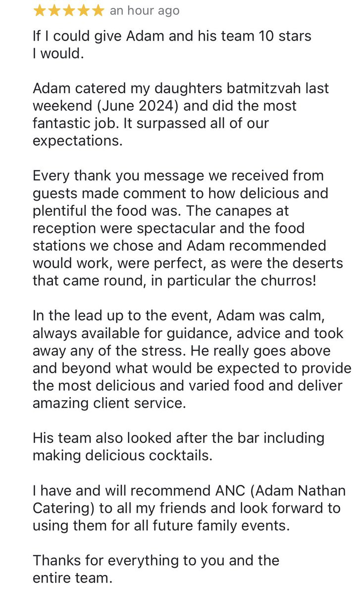 Adam Nathan Catering tweet media