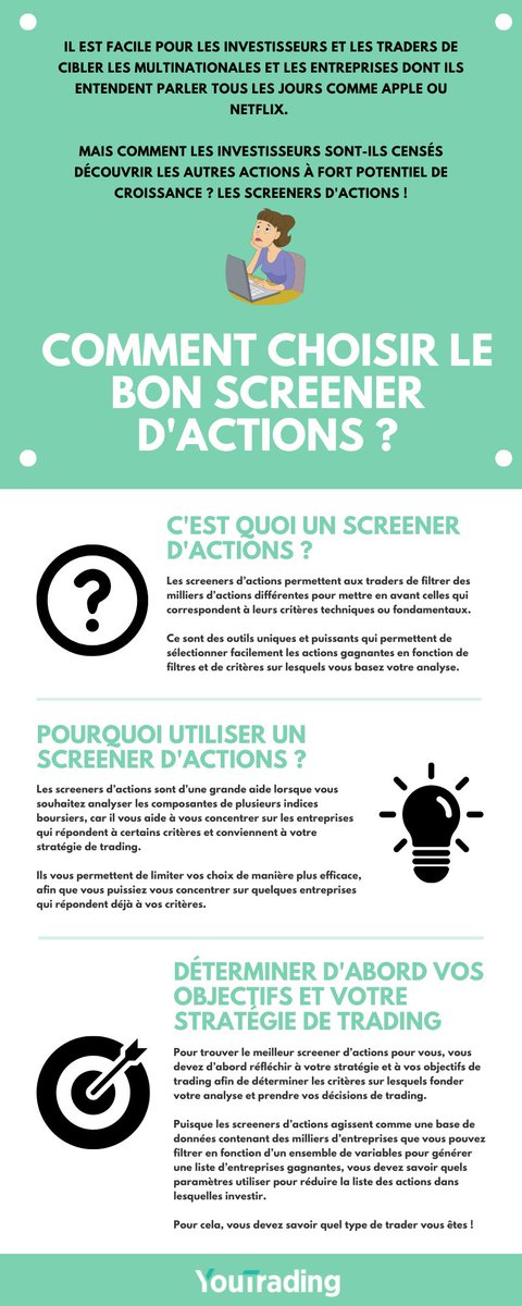 #Infographie - Comment choisir le bon #screener d’#actions ?

#action #bourse #finance #trading #placement #investissements #marchés #trader #investir #argent #finance #volatilité #strategiedetrading #strategiedinvestissement #scanners <a href="/YouTrading_fr/">YouTrading France</a>