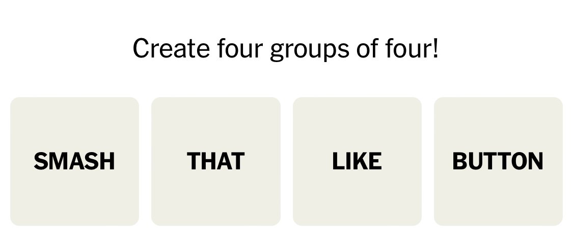 your3rdbd's tweet photo. @nytimes I see what you did there
Connections 
Puzzle #368
🟩🟩🟩🟩
🟨🟨🟨🟨
🟦🟦🟦🟦
🟪🟪🟪🟪 https://t.co/FBevjmrOv0