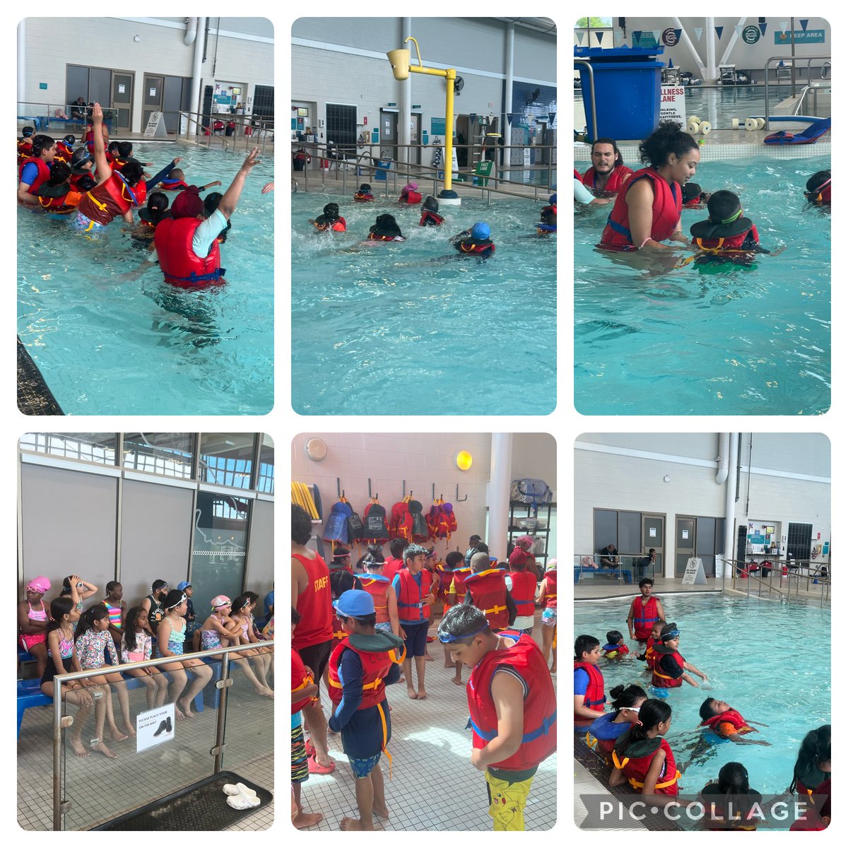 Grade 3’s are having a blast at their Swim to Survive class through@DolsonPublicSchool