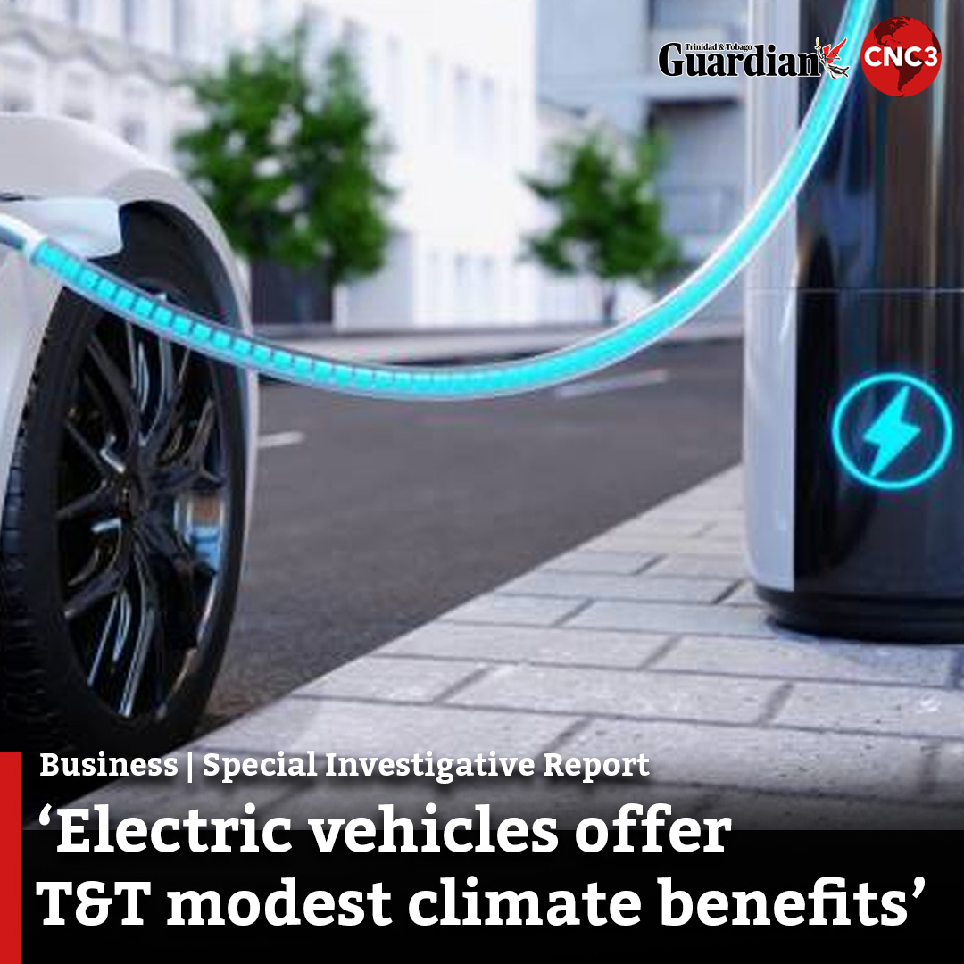 Can electric vehicles (EVs) provide climate benefits in a country that relies entirely on fossil fuels for electricity? A Guardian Media investigation suggests that, despite the challenges, EVs can still offer modest climate benefits in T&amp;T.

For more…
guardian.co.tt/business/elect…