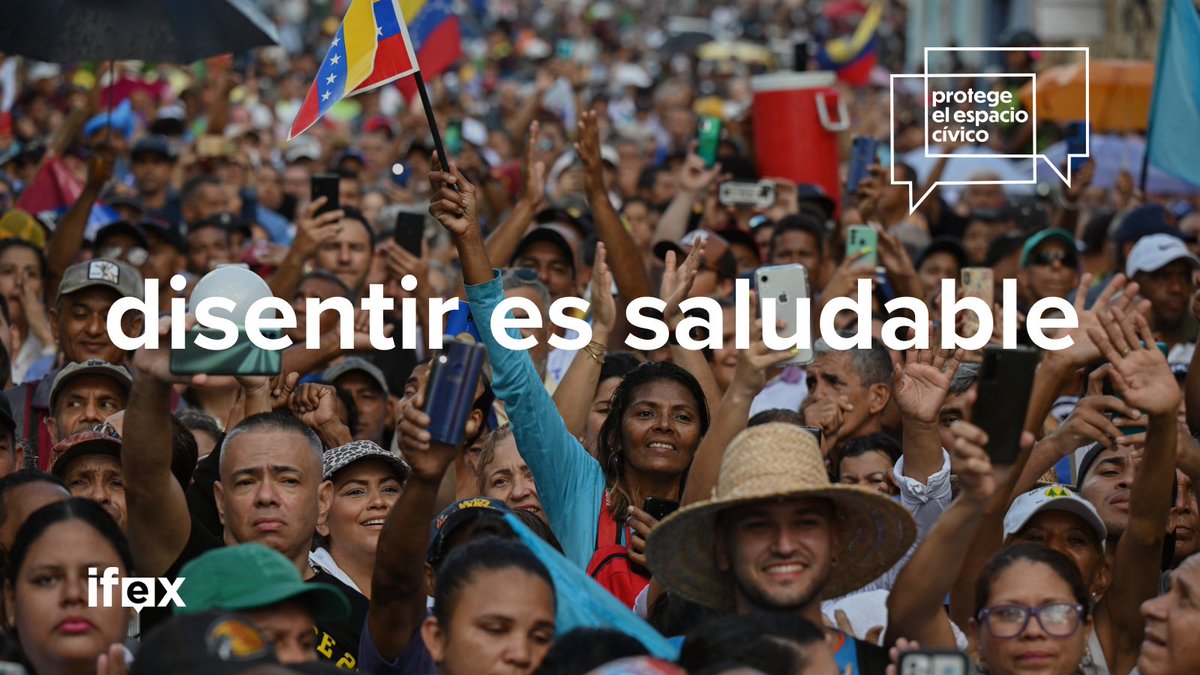 #ProtegeElEspacioCívico | La libertad de expresión es un derecho humano básico que nos permite decir lo que pensamos, sin miedo a represalias. 
bit.ly/4cg2Nh2