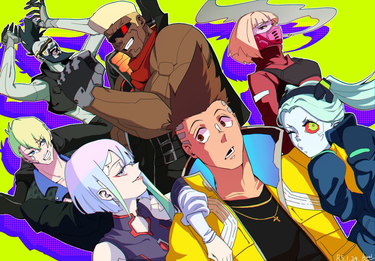 edgerunners's tweet photo. Say cheese! ✌️📸

Fanart by @kuzi071 https://t.co/bMHJCw62UA