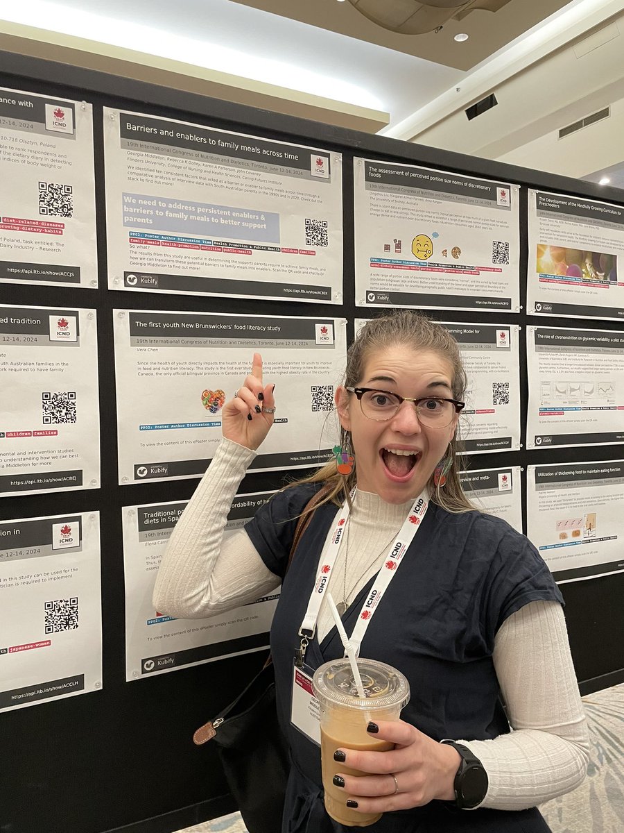 Dr Georgia Middleton (@georgiamids) on Twitter photo So happy to be presenting my work on #familymeals at #ICND2024 thanks to <a href="/HDA_SA/">HDA - Healthy Development Adelaide</a> and <a href="/FlindersCFI/">Flinders Caring Futures Institute</a> for the support to attend this wonderful conference in this beautiful city to disseminate this important work! So happy to be presenting my work on #familymeals at #ICND2024 thanks to <a href="/HDA_SA/">HDA - Healthy Development Adelaide</a> and <a href="/FlindersCFI/">Flinders Caring Futures Institute</a> for the support to attend this wonderful conference in this beautiful city to disseminate this important work!