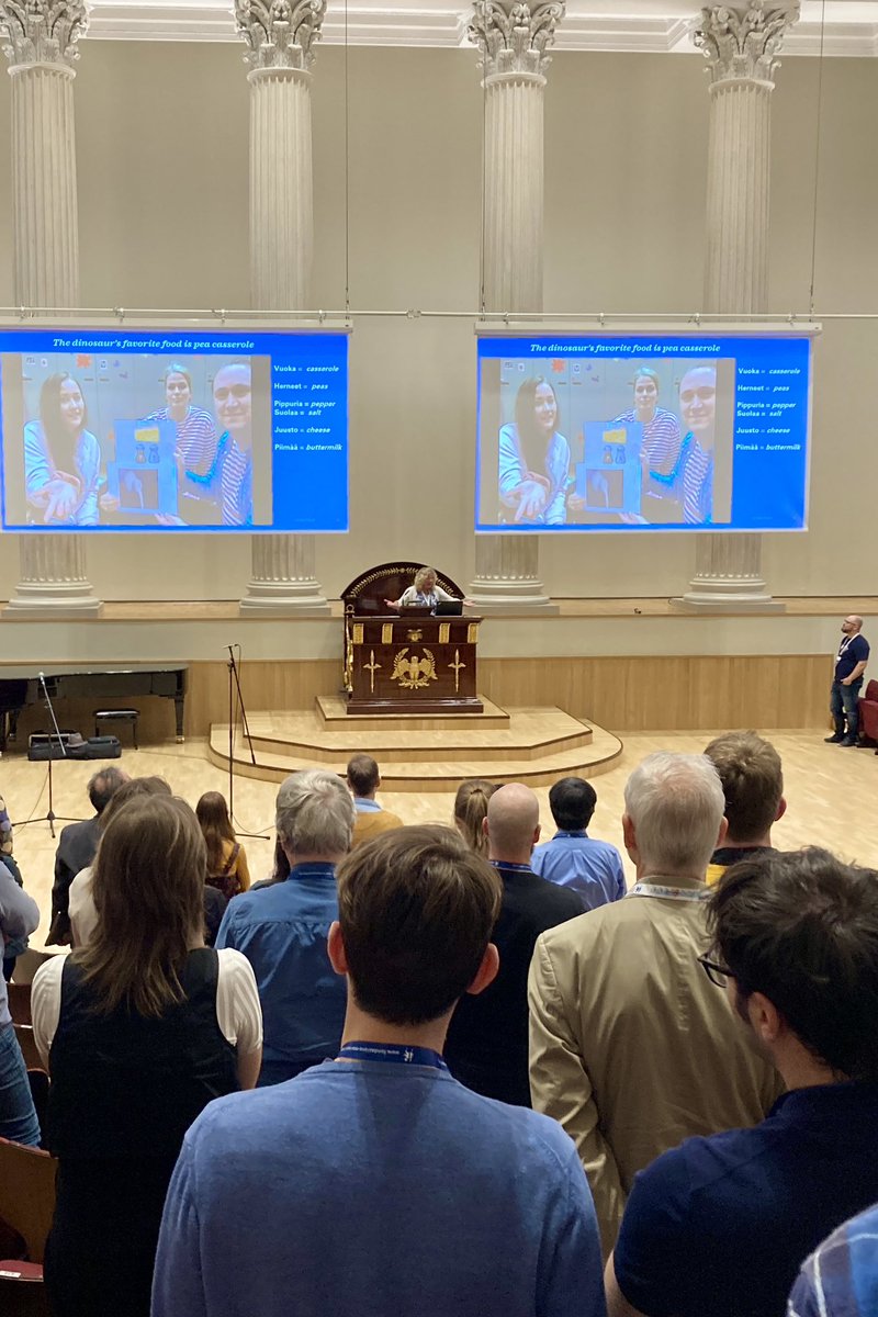 Music, Mind, Body and Brain (@coe_mmbb) on Twitter photo Cochlear implant expert <a href="/HelsinkiUniMed/">Medicine and Health, University of Helsinki</a> Ritva Torppa offered a taster of music play school for children who use cochlear implants. The <a href="/helsinkiuni/">University of Helsinki</a> Great hall was filled with cheerful faces as the international #Neuromusic8 audience was asked to stand up and sing IN FINNISH 🇫🇮🎼 Cochlear implant expert <a href="/HelsinkiUniMed/">Medicine and Health, University of Helsinki</a> Ritva Torppa offered a taster of music play school for children who use cochlear implants. The <a href="/helsinkiuni/">University of Helsinki</a> Great hall was filled with cheerful faces as the international #Neuromusic8 audience was asked to stand up and sing IN FINNISH 🇫🇮🎼