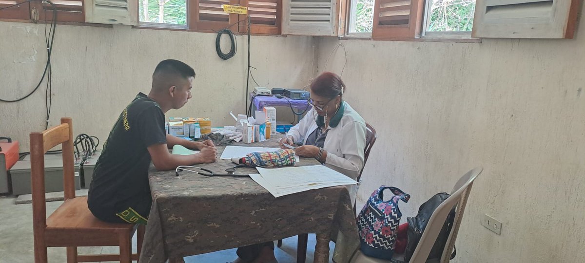 DanaisyRod92152's tweet photo. Brigada Médica Cubana en Guatemala Flores Petén Norte.
Se realiza Jornada Médica en Unidad Militar San Andrés a manos de la Dra María de los Ángeles .
Seguimos llegando a casa rincón donde se nos necesita y siempre con gran reconocimiento y agradecimiento.
#CubaCoopera https://t.co/ivkssPtdME