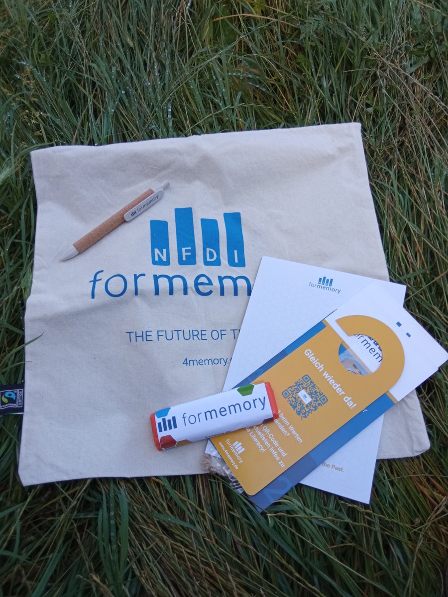 taiga75's tweet photo. So nice to receive this gift from @NFDI4memory! Happy to be one of the 2024 FAIR Data Fellows! #NFDI4Memory #DataFellowship https://t.co/q8kWZumOtA