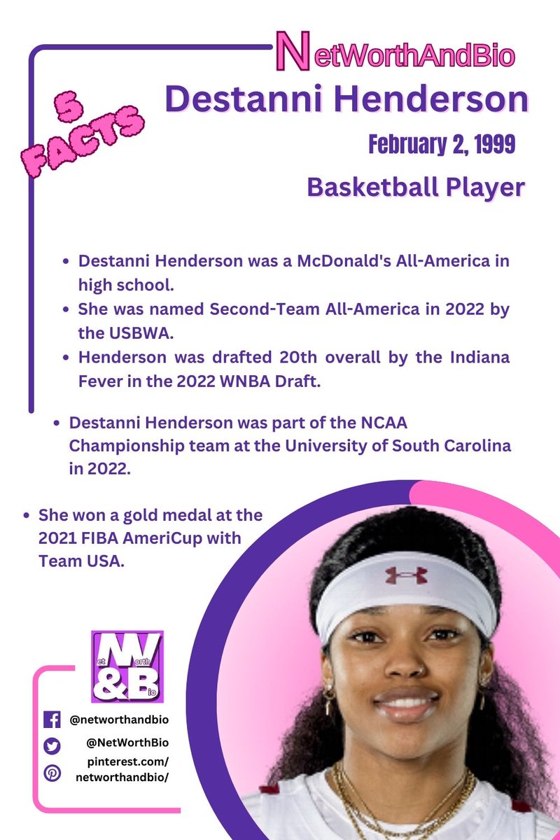 NetWorthBio's tweet photo. Destanni Henderson is a talented WNBA player who's making waves in basketball world. Find how she's built her net worth, and what inspires her to keep pushing boundaries.💪🏀
#networthandbio #networth #CelebrityNetWorth #CelebrityBio #destannihenderson

https://t.co/Soe1m3rIgG https://t.co/8eCncOOmua