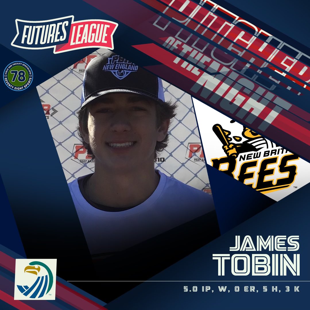 Two of the best from Wednesday’s slate!

▪️@Plakata Player of the Night @papifrometa18 with 2 home runs to help lift the #Starfires ✈️ to victory.

▪️78 Sports Pitcher of the Night @jamesttobin went the distance to earn the W for the #Bees 🐝

#FuturesLeague