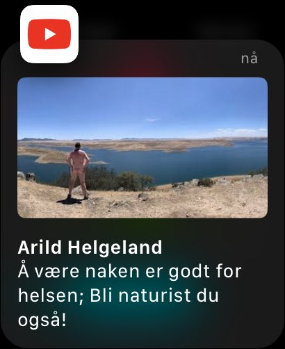 Å være naken er godt for helsen; Bli naturist du også! youtu.be/p5W7HocTI2w?si… via <a href="/YouTube/">YouTube</a>