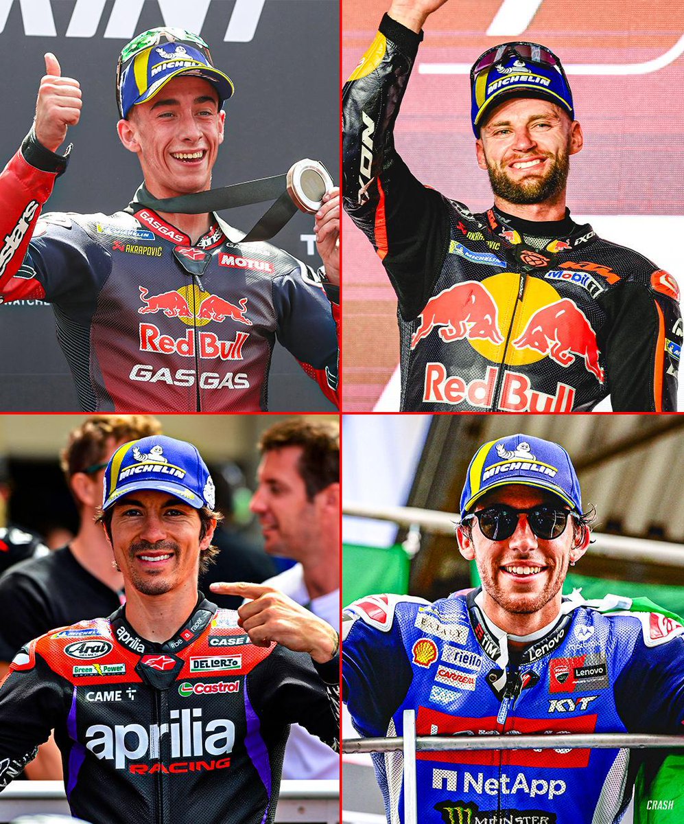 KTM's rider line-up for next year looks great 🟠💪

- Pedro Acosta
- Brad Binder
- Maverick Vinales
- Enea Bastianini

#MotoGP