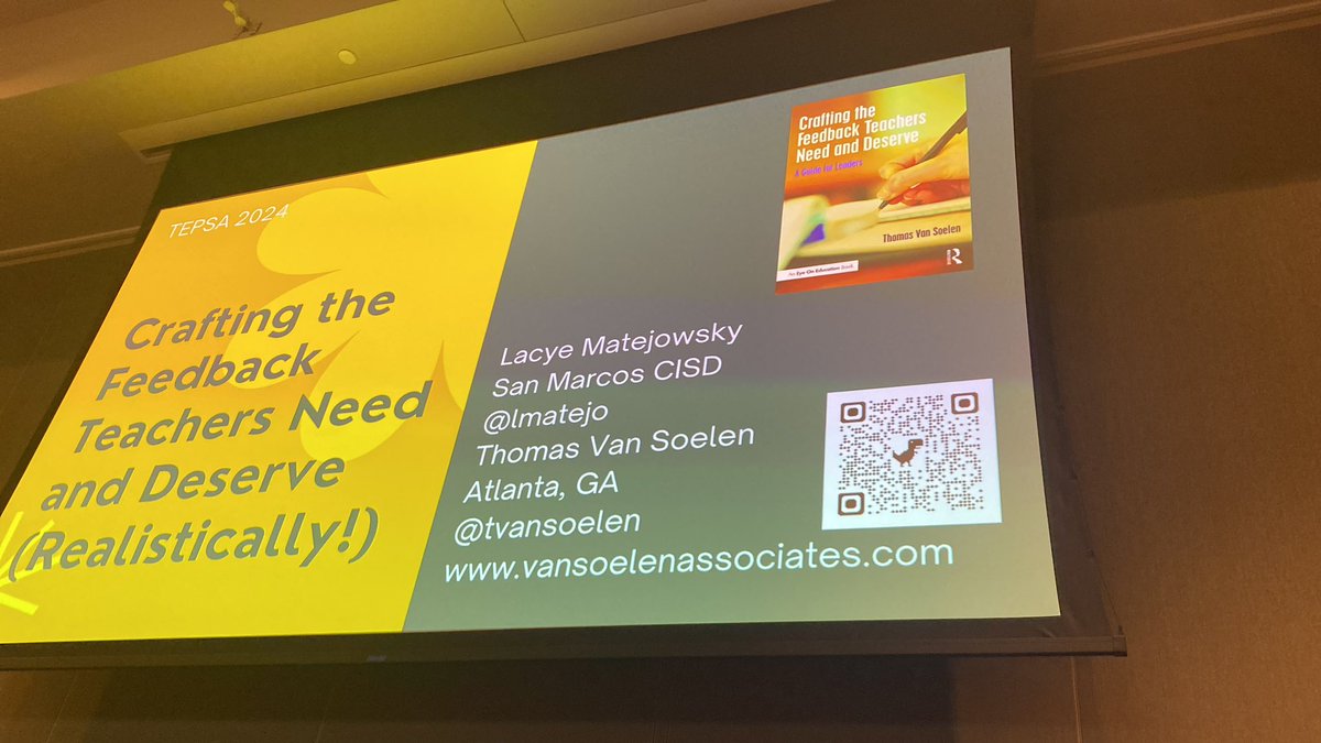 Enjoyed learning about crafting feedback . 
Plan to be a NASCAR spotter.
<a href="/TEPSAtalk/">TEPSA</a> <a href="/LMatejo/">Lacye Matejowsky</a> <a href="/tvansoel/">Tim Van Soelen</a>