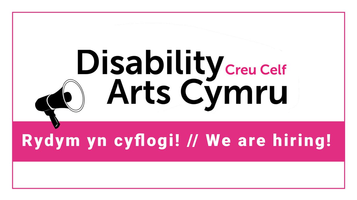 📢 We are hiring!

We're looking for a Finance and Administration Manager to join our fantastic team at Disability Arts Cymru.

Deadline: 5 pm, 11 July

Job Pack:
disabilityarts.cymru/opportunities/…