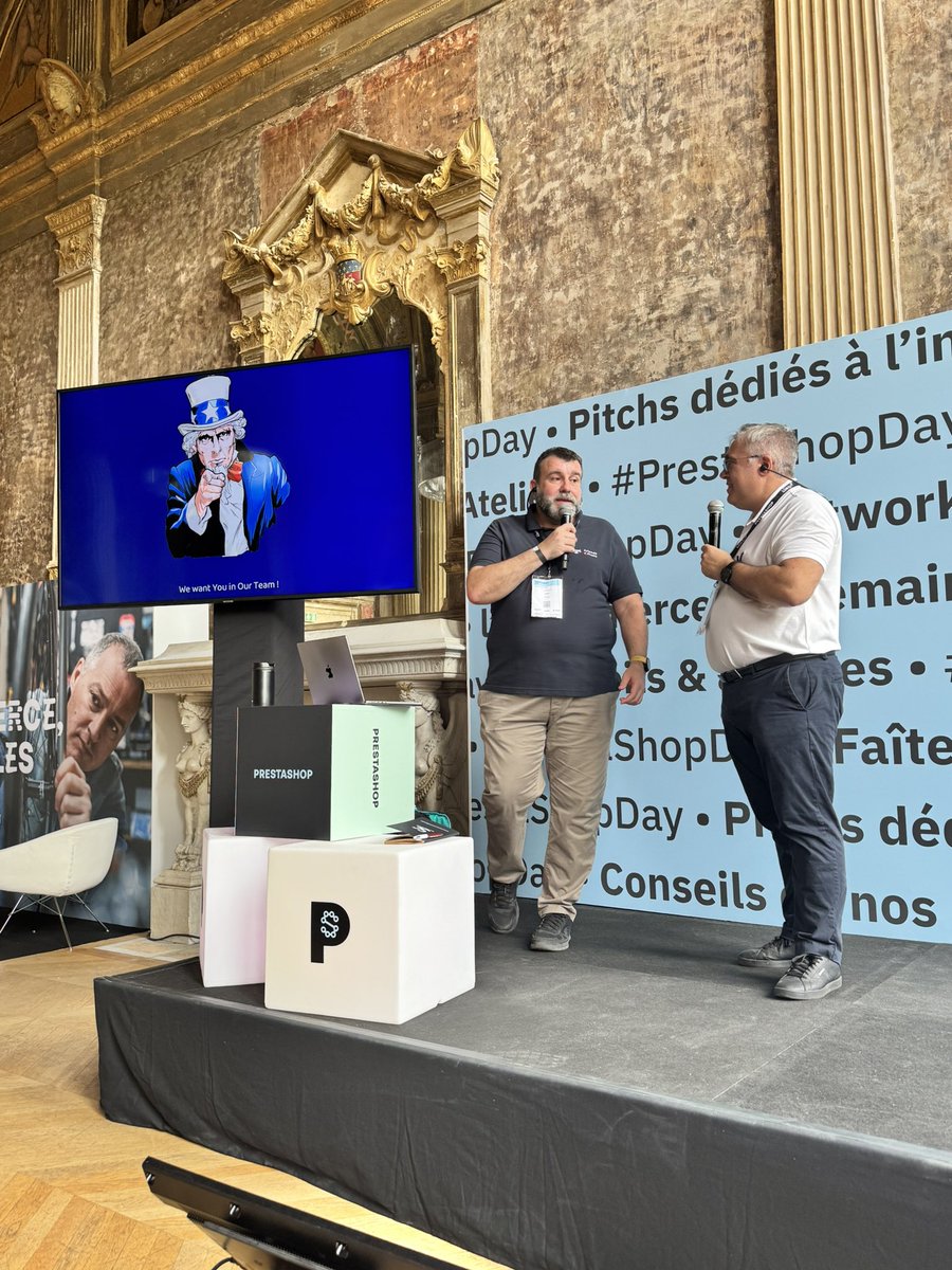 NLasareff's tweet image. N’hésitez pas à devenir membres de la super association @friendsofpresta !
Une super communauté dévouée à l’écosystème @PrestaShopOrg
Merci pour la prestation @christophevidal, @olecorre lors du Prestashop Day 2024 Paris !!
#prestashop #friendsofpresta #prestashopday