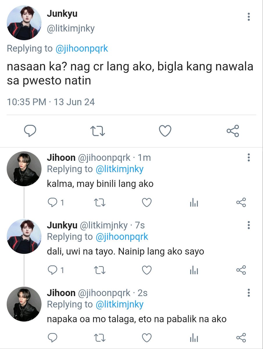 phantazone's tweet photo. they don't know about us
— a #mashihoon two tweets au https://t.co/2jGjF6Homw