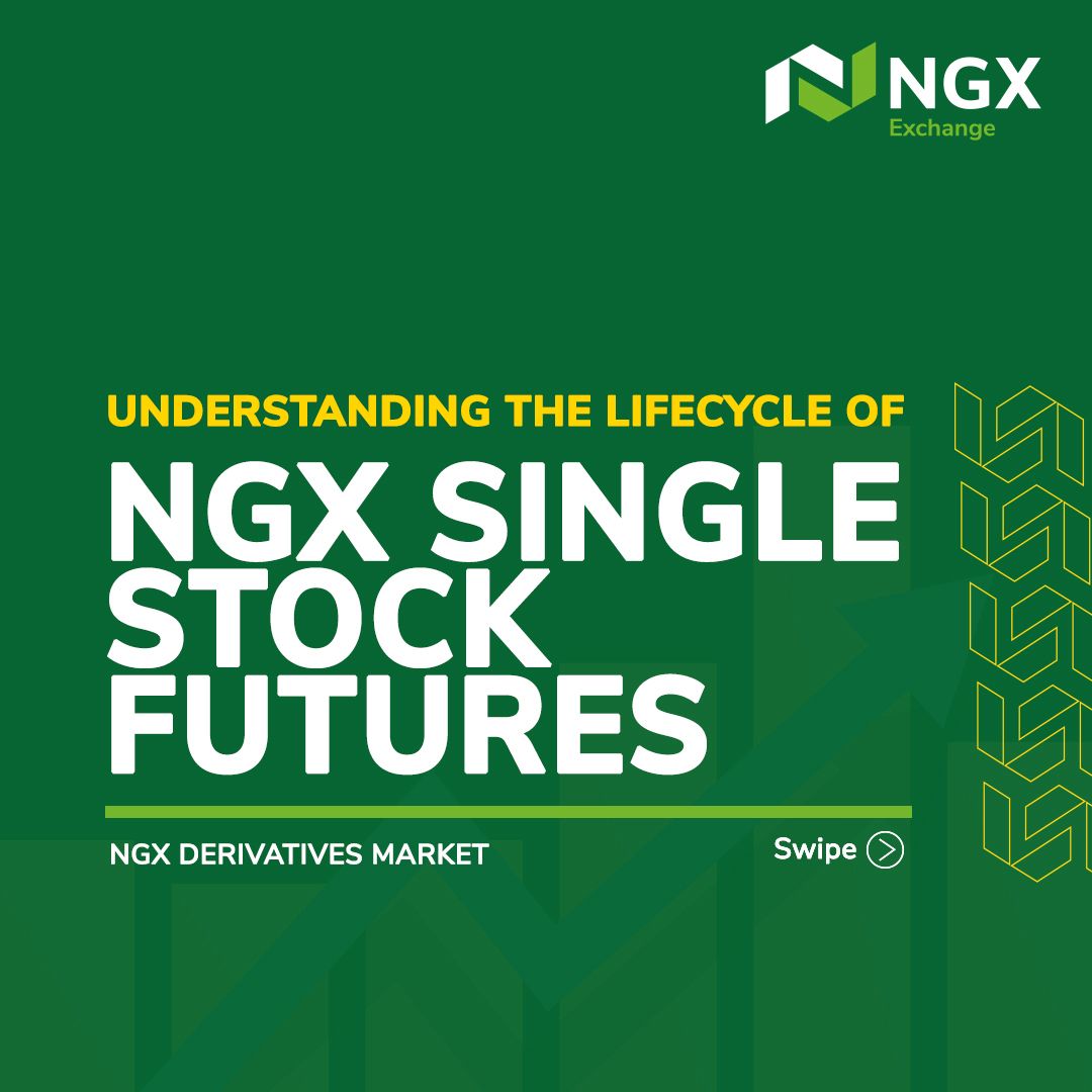 ngxgrp's tweet photo. Have you been following our posts on NGX Single Stock Futures?

Here’s a breakdown of the lifecycle of NGX Single Stock Futures Contracts. Be sure to review our previous posts and share them with a friend!

#NGXDerivatives #NGXSSFS https://t.co/GjA4HjTu4c