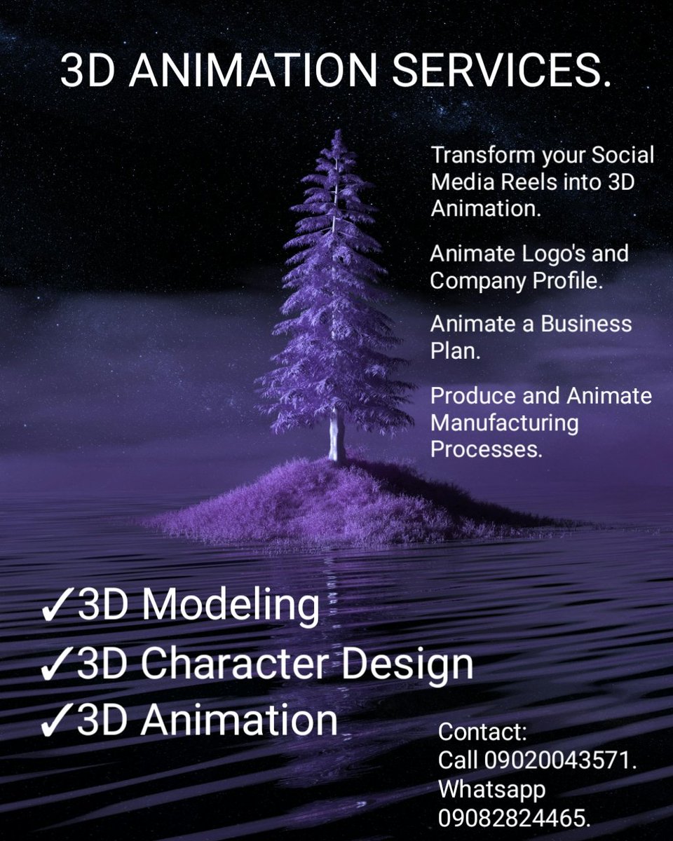 codeviewafrica's tweet image. MY 3D ANIMATION SERVICES.