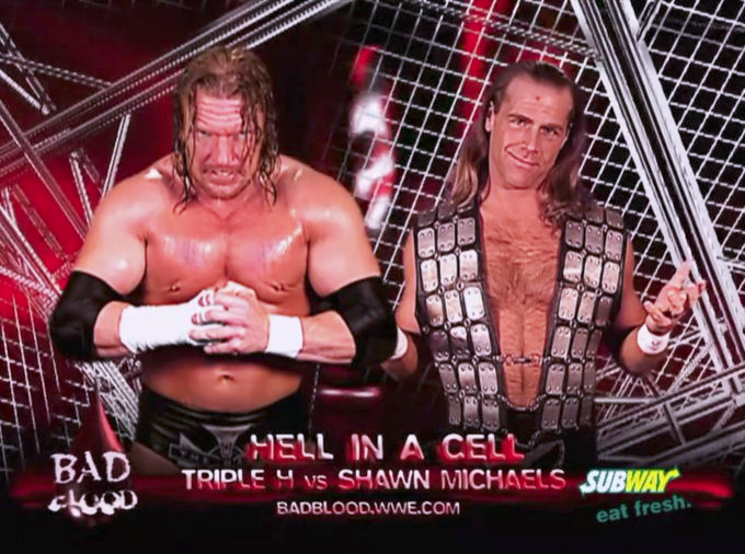 wrestle_hist's tweet photo. 6/13/2004

Triple H defeated Shawn Michaels in a Hell In A Cell Match at Bad Blood from the Nationwide Arena in Columbus, Ohio.

#WWE #BadBlood #TripleH #TheGame #TheCerebralAssassin #KingOfKings #ShawnMichaels #HBK #TheShowStopper #MrWrestleMania #HellInACellMatch https://t.co/RqIu9kqxBk