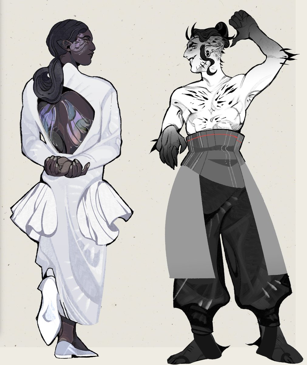 looks around sweatily… these are dragonfly fae ocs related to <a href="/foreverhalone/">iggy🍑</a>’s Jun - they’ll be part of this months postcard !