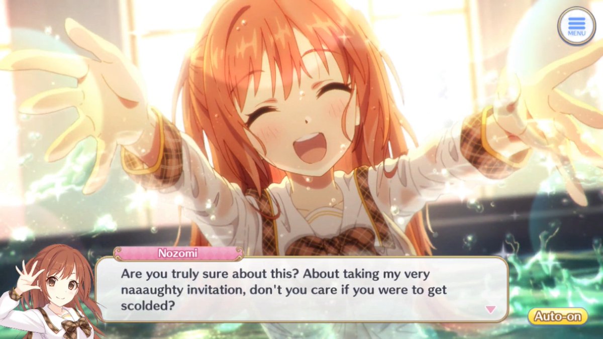 Hupmin1's tweet photo. I really like these scenes. Yuuki decided to be a "bad boy" and play with Nozomi in the school swimming pool. It's really the holy youth. So delightful 😊 #プリコネR #PrincessConnect #PrincessConnectRedive #Pricone https://t.co/ejWL567f0q