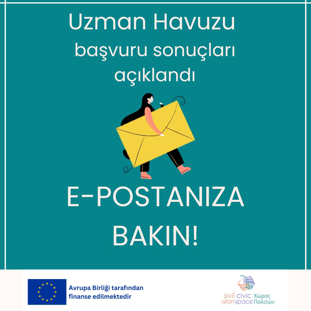 Sivil Büyü Uzman Havuzu başvuru sonuçları açıklandı! E-postalarınızı kontrol edin!

The results for Grow Civic Pool of Experts applications have been announced! Check your emails!