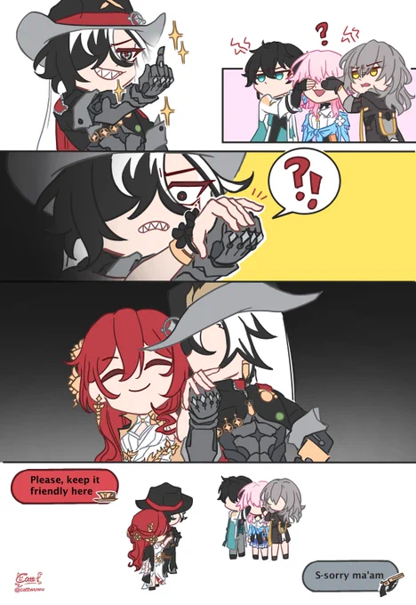 keep it family friendly
#HonkaiStaRrail #Boothill #march7th #danheng #himeko 