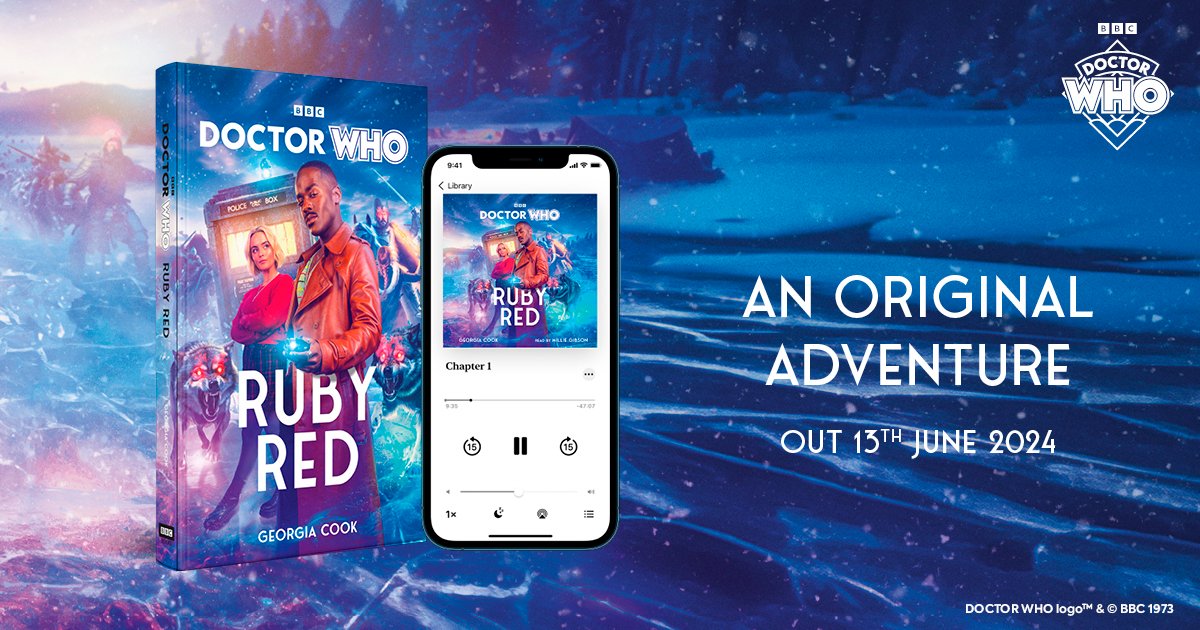 “What a coming-of-age ritual: throw a 16-year-old warrior at some random galactic battle, then give them a pat on the back and their own sword if they survive.”

Doctor Who: Ruby Red by Georgia Cook is out today! 

📘lnk.to/DWOR1