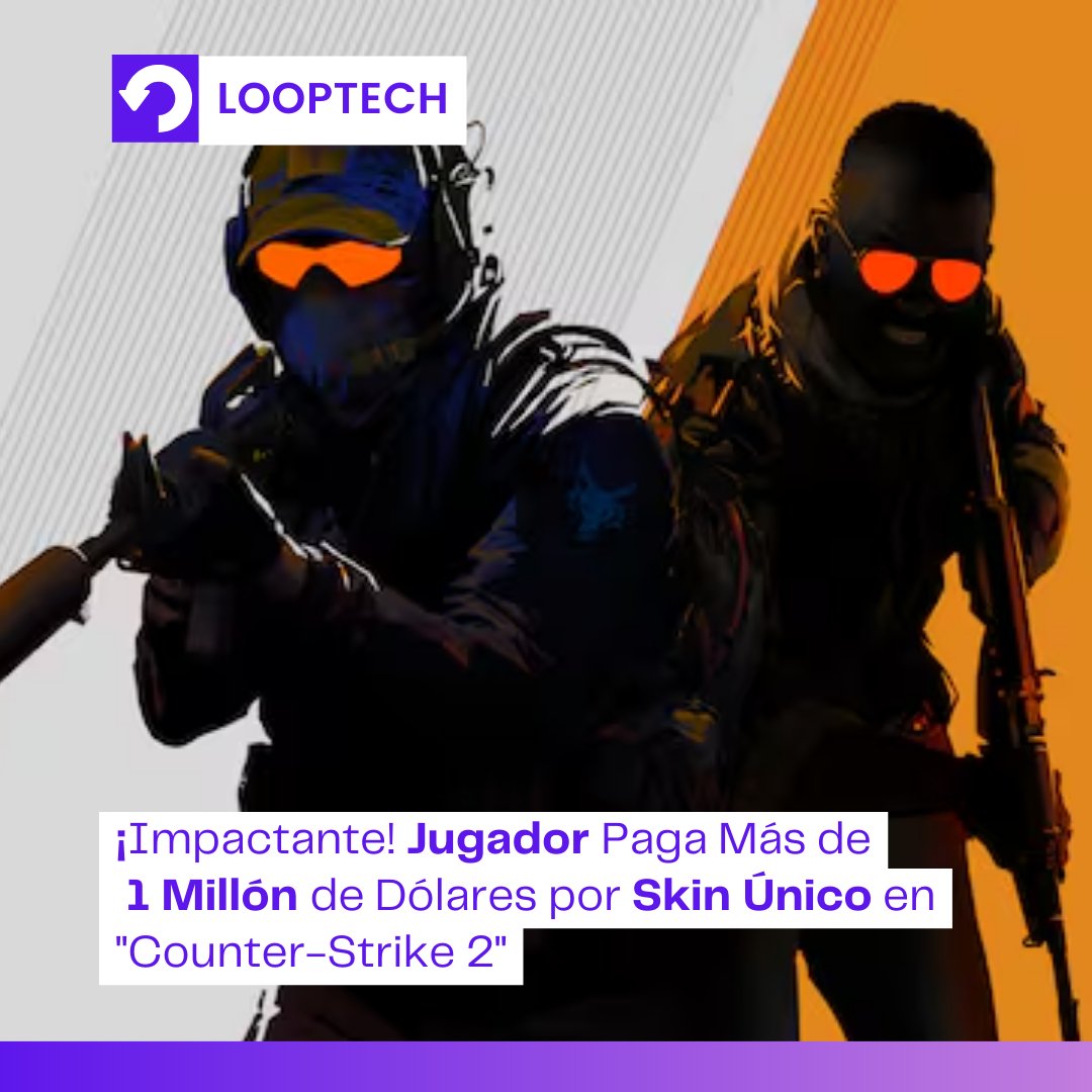 looptechnews's tweet image. 💸 ¡Increíble noticia! Un jugador pagó más de 1 millón de dólares por el diseño Blue Gem 661 del rifle AK-47 en “Counter-Strike 2”. Este skin único solo puede ser usado por su propietario en el juego. 🎮✨#Looptech  #CounterStrike #Gaming #Skins