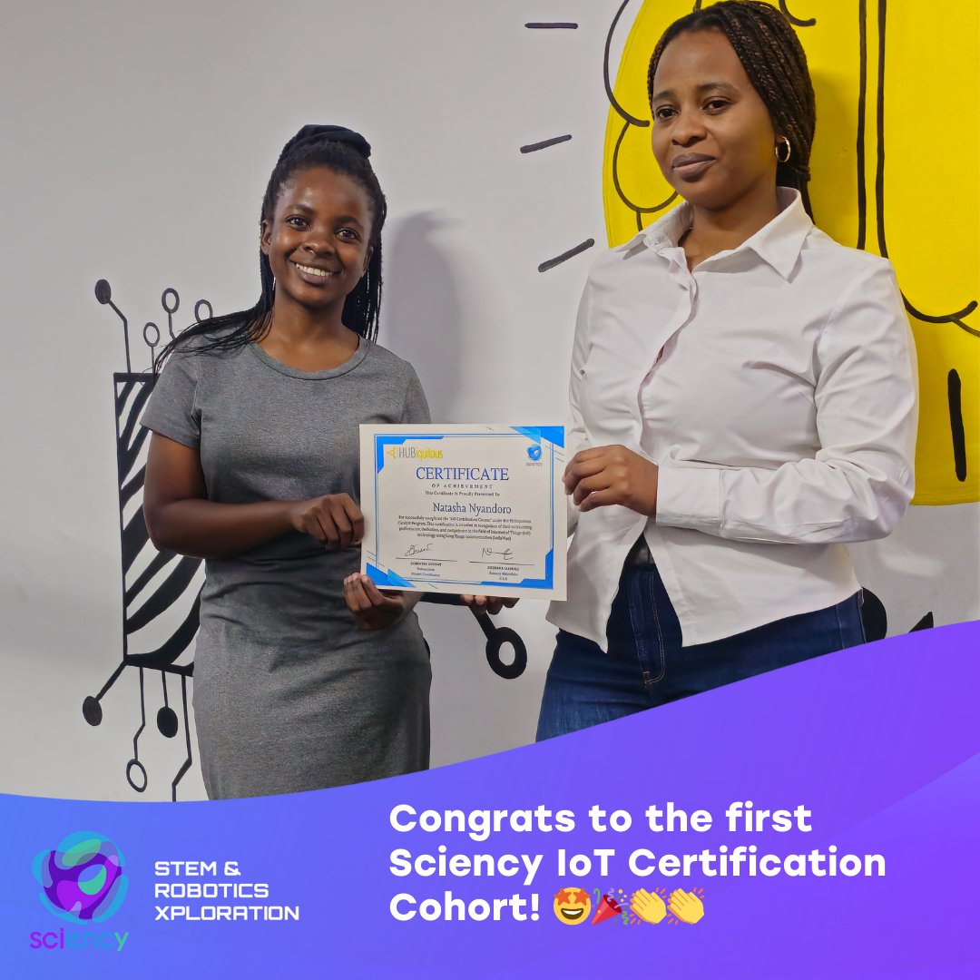 We are celebrating the incredible achievements of our first IoT certification cohort! Over the past few weeks, these dedicated individuals have immersed themselves in the world of Internet of Things, mastering the skills needed to innovate and lead in this rapidly evolving field