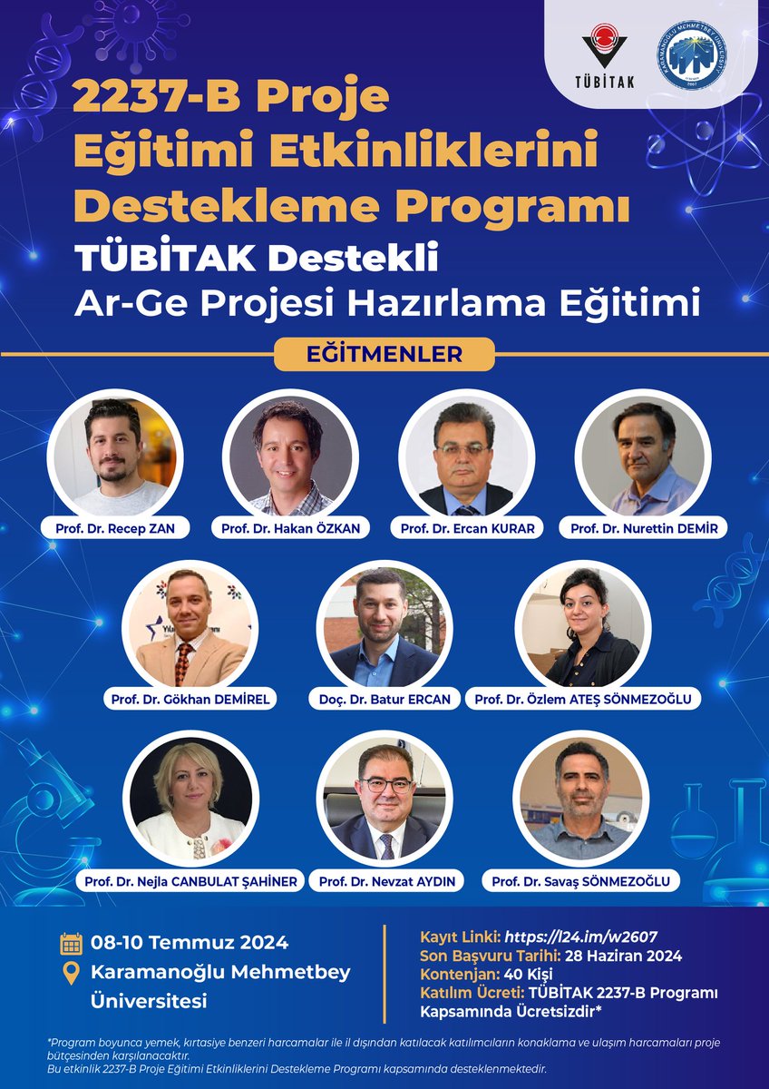 SonmezogluSavas's tweet image. TÜBİTAK-BİDEB 2237-B kapsamında desteklenen ve Üniversitemiz @UniversiteKmu ev sahipliğinde güçlü bir akademisyen kadrosu ile düzenleyeceğimiz TÜBİTAK Destekli Ar&amp;amp;Ge Projesi Yazma Etkinliğimize herkesi bekliyoruz. @OFUrsavas @TubitakBIDEB @MehmetGavgali