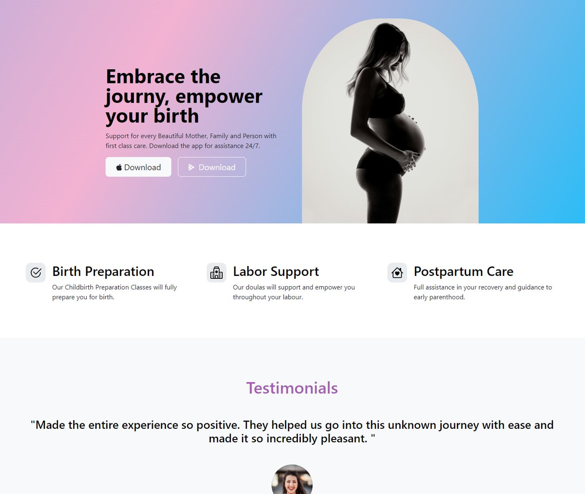 Gabriella28284's tweet photo. My latest project. I created a mockup landing page using Bootstrap elements. What do you think?
#learntocode @getbootstrap #LearningJourney 
https://t.co/0G4dOWWqcL https://t.co/1f3qGlG6aH