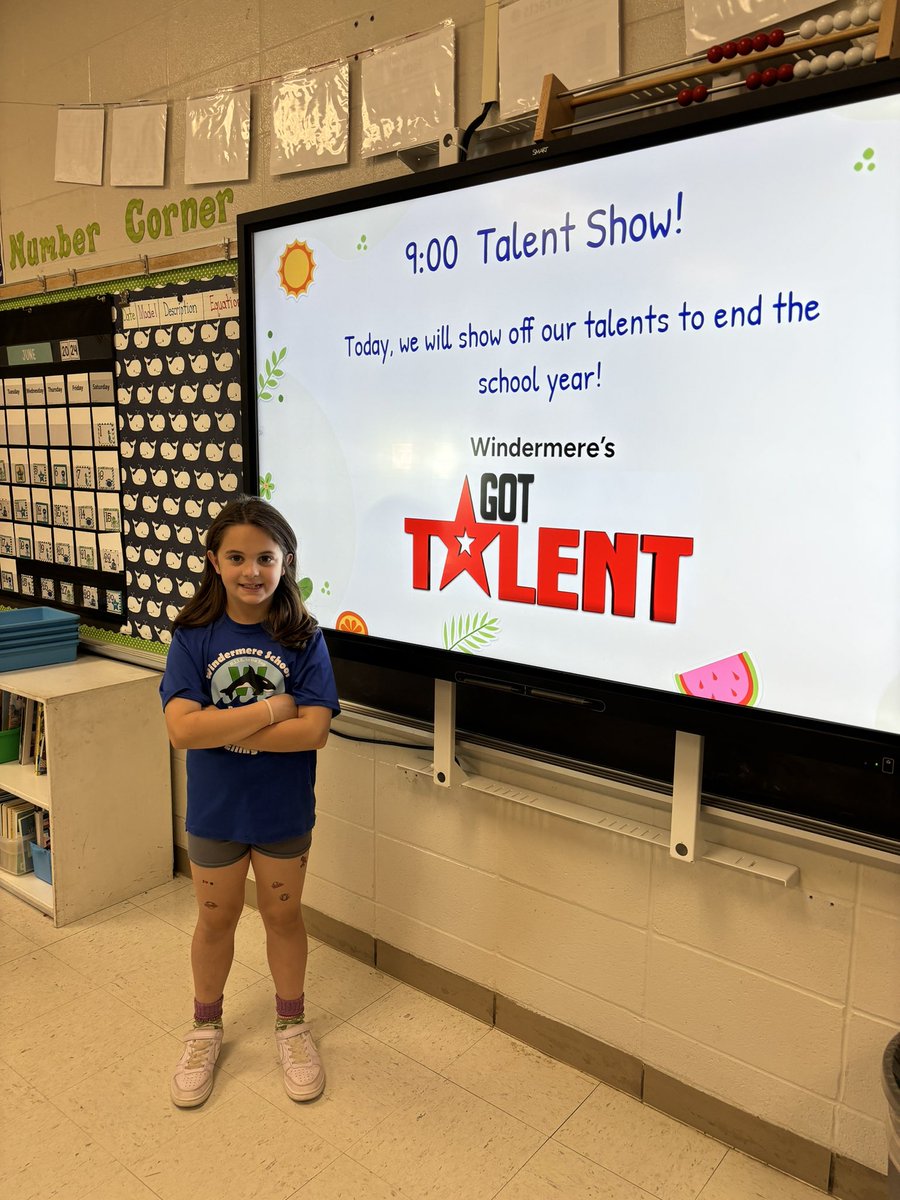 MrsJackopsic's tweet photo. Windermere’s Got Talent! We had the traditional last day of school talent show today and these kiddos have a lot of talents! It’s so nice to see how they shine outside of school. Happy Last Day! @WindyWhales https://t.co/EPsbZQIHob