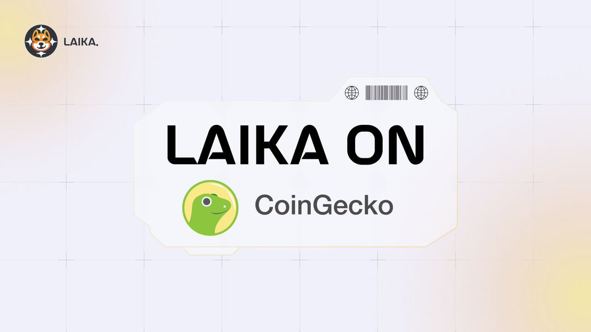 laika_org's tweet photo. 😉$LAIKA is Live on @coingecko ✅

🔼Yes, now LAIKA is now listed on one of the world’s largest crypto information data platforms!! 🔥🦎

👇 Check with link here ⏬

https://t.co/0OQsEZDyRQ https://t.co/etSwdcs9Jz